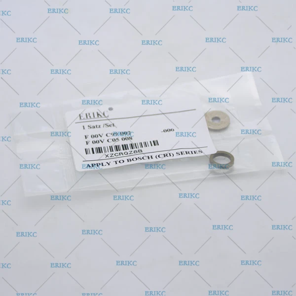 ERIKC F00VC99002 1.34mm Ceramic Ball F00VC05008 Common Rail Injector Gasket Seal Repair Kits for 0445120# Series  (10)