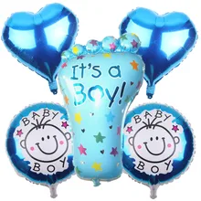 TSZWJ X-015 5 шт./лот для маленьких мальчиков и девочек ноги моделирование алюминиевый воздушный шарик на день рождения ребенка Вечерние