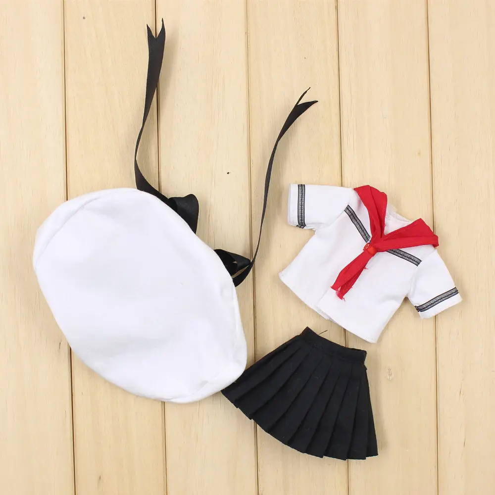 

Outfits for Blyth doll A set of Sailor suit Cute cosplay clothes for the 1/6 BJD