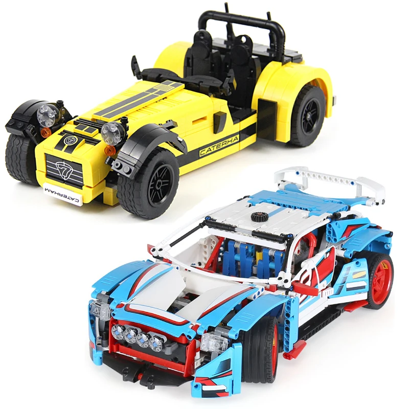 

Genuine Technic Series21008 20077 Racing Car Building Block 21045 London Bus Assembly Model Kit Brick Compatible LegoINGlys Toys