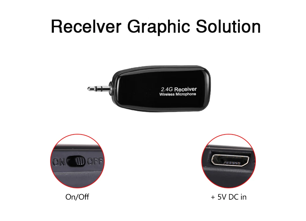 Lavalier 2.4G Wireless Microphone Clip MIC Speech Headset Megaphone Mic For Loudspeaker Teaching Meeting Tour Guide Microphone (9)