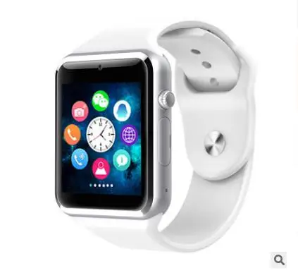 A1 Смарт часы Bluetooth Smartwatch спортивные SIM TF телефон Вах наручные часы для Android Xiaomi huawei Apple samsung Для мужчин Smartwatch - Цвет: Белый