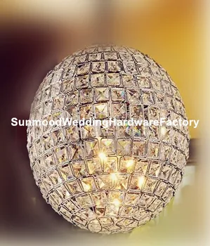 

round shape )Latest arrival custom design crystal crystal ball lamps without light