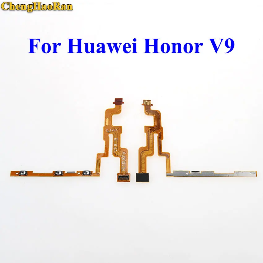 ChengHaoRan для Huawei Honor 8 lite 9 9i 6 7 note 10 V8 V9 Play V10 8X MAX Кнопка ВКЛ./ВЫКЛ. гибкий кабель