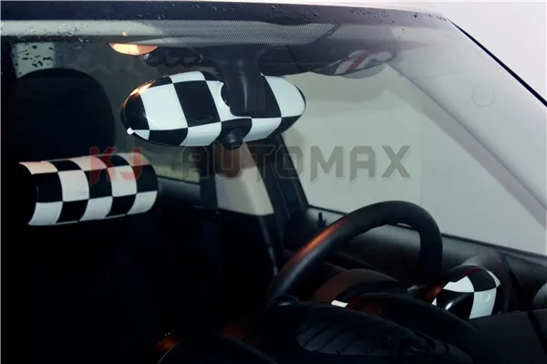 Для Mini Cooper, внутреннее зеркало заднего вида, крышка, украшение автомобиля, аксессуары для укладки MK1 MK2 R50 R52 R53 R55 R56 R57 R58 R60