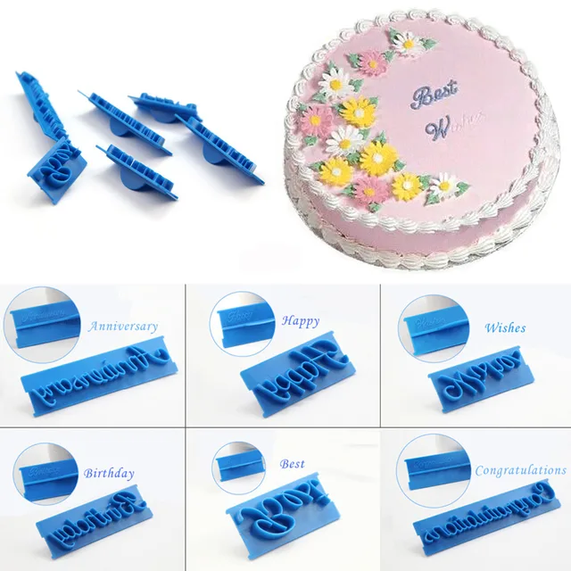 Diy Fondant Cake Decorating Baking Tools For Cakes Wilton 6pcs