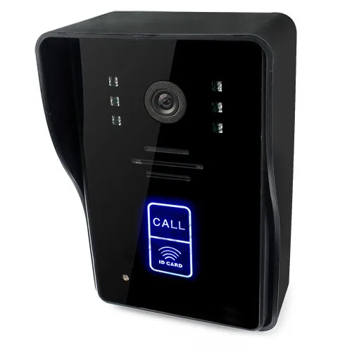HOMSECUR 7 &quotцветной монитор ИК камера сенсорный ключ видео дверной звонок брелки RFID