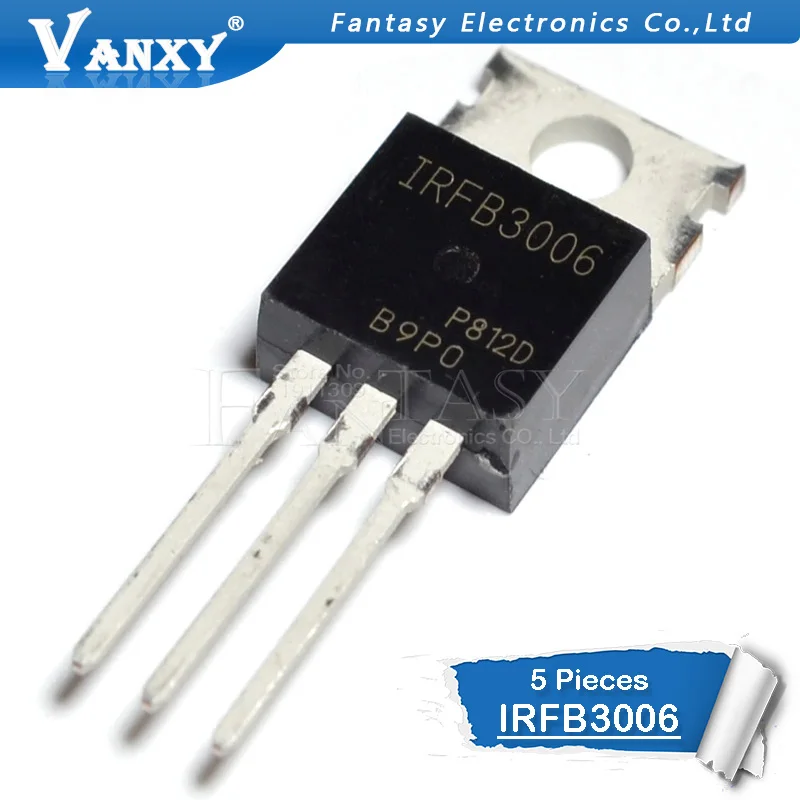 5 шт. IRFB3006PBF TO 220 IRFB3006 TO220 60V 195A MOSFET N channel logic level gate новый оригинальный|Интегральные