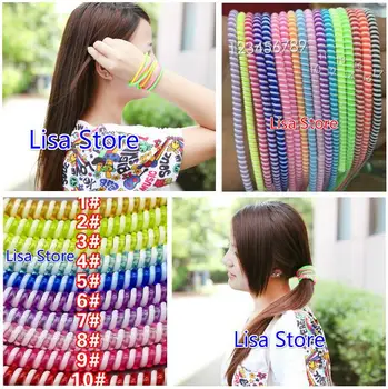 

20pcs Spring Protective Sleeve Mobile Tablet Spiral Cord Protector Cable Winder for iPhone Samsung Phone Charger Earphone Cord