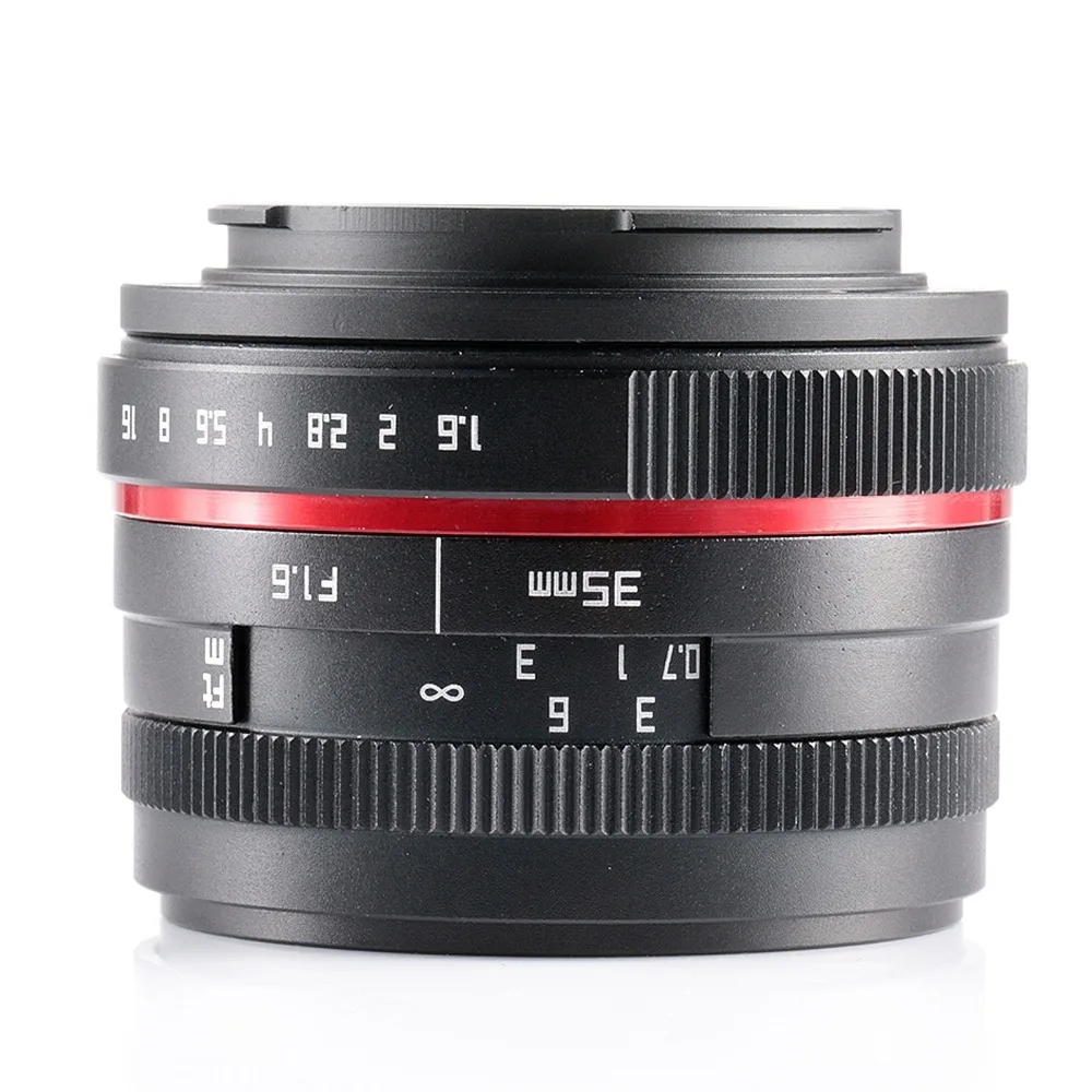 35 мм F1.6 маленький широкоугольный ручной aps c объектив камеры для sony E Mount NEX 5T A6300 A6000