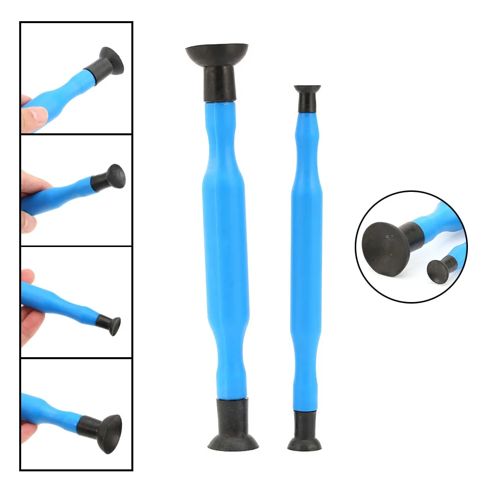 

2 pcs Valve Lapping Plastic Sticks With Tightening Suction Cup For Auto Motor Motorcycle Cylinder Valves Dust Milling Tool