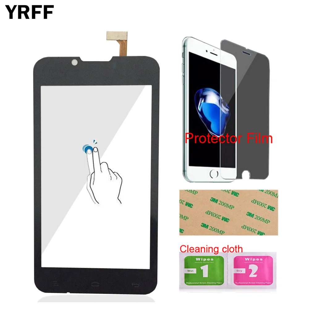 Переднее стекло YRFF для телефона 4 3 дюйма Fly IQ441 IQ 441 сенсорный экран дигитайзер