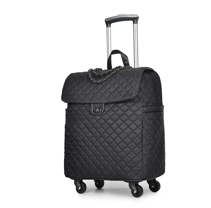 Brand Women Wheeled Luggage Bag Cabin Travel Trolley Bags On Wheels Brand Women Wheeled Luggage Bag Cabin Travel Trolley Bags On Wheels Rolling For Woman Suitcase