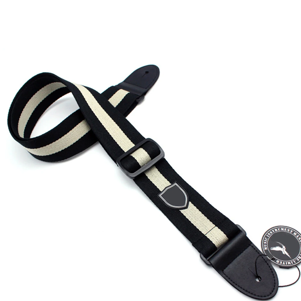 Two color Stripes Cotton Guitar Strap Classical Acoustic Folk Guitar