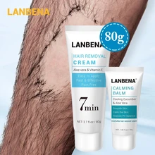 LANBENA Hair Removal Cream Whitening Painless Hair Remover Creams Calming Balm Moisturizing Repair Body Hand Facial Skin Care !