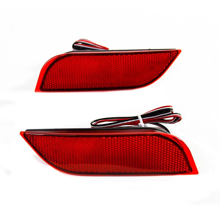 

Best Quality Red Lens Rear Bumper Reflector LED FOR Subaru Impreza WRX STI Legacy Tail Stop Light Car stying