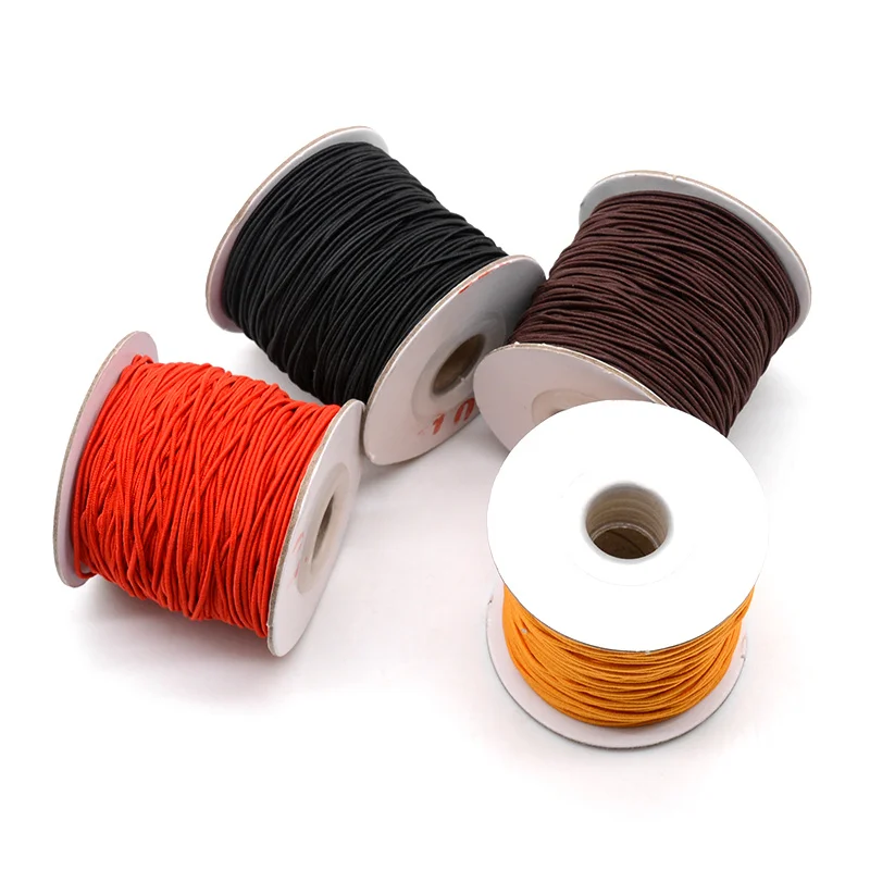 

10m/bag 2mm Round Nylon Elastic Cord Beading Stretch Thread/String/Rope for Bead Chain/Necklace/Bracelet Jewelry Diy Hand Making