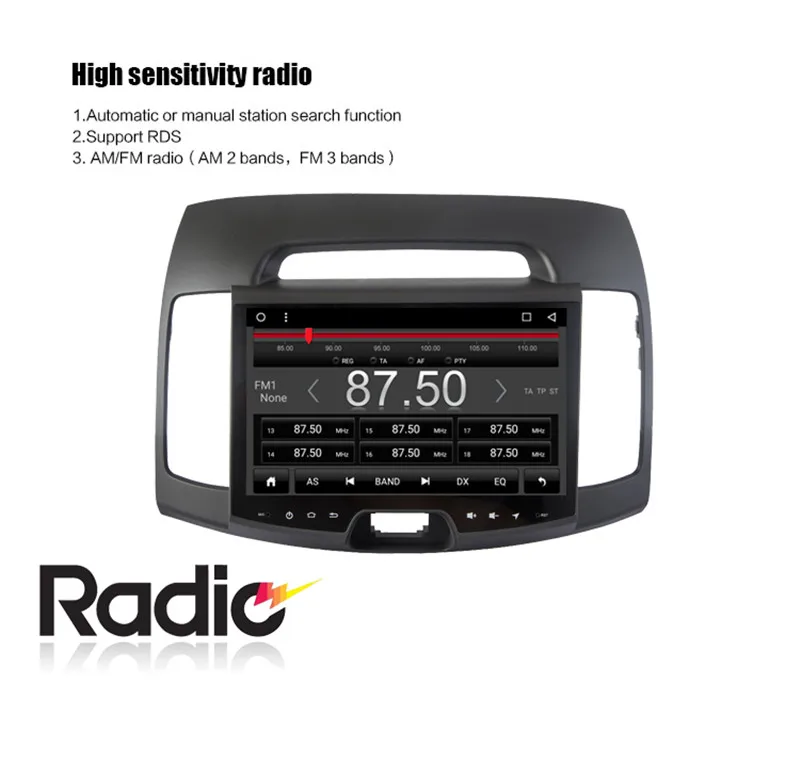 Cheap Roadlover Android 8.1 Car Multimedia Autoradio For Hyundai Elantra 2015 Stereo GPS Navigation Magnitol 2 Din Player Video NO DVD 16