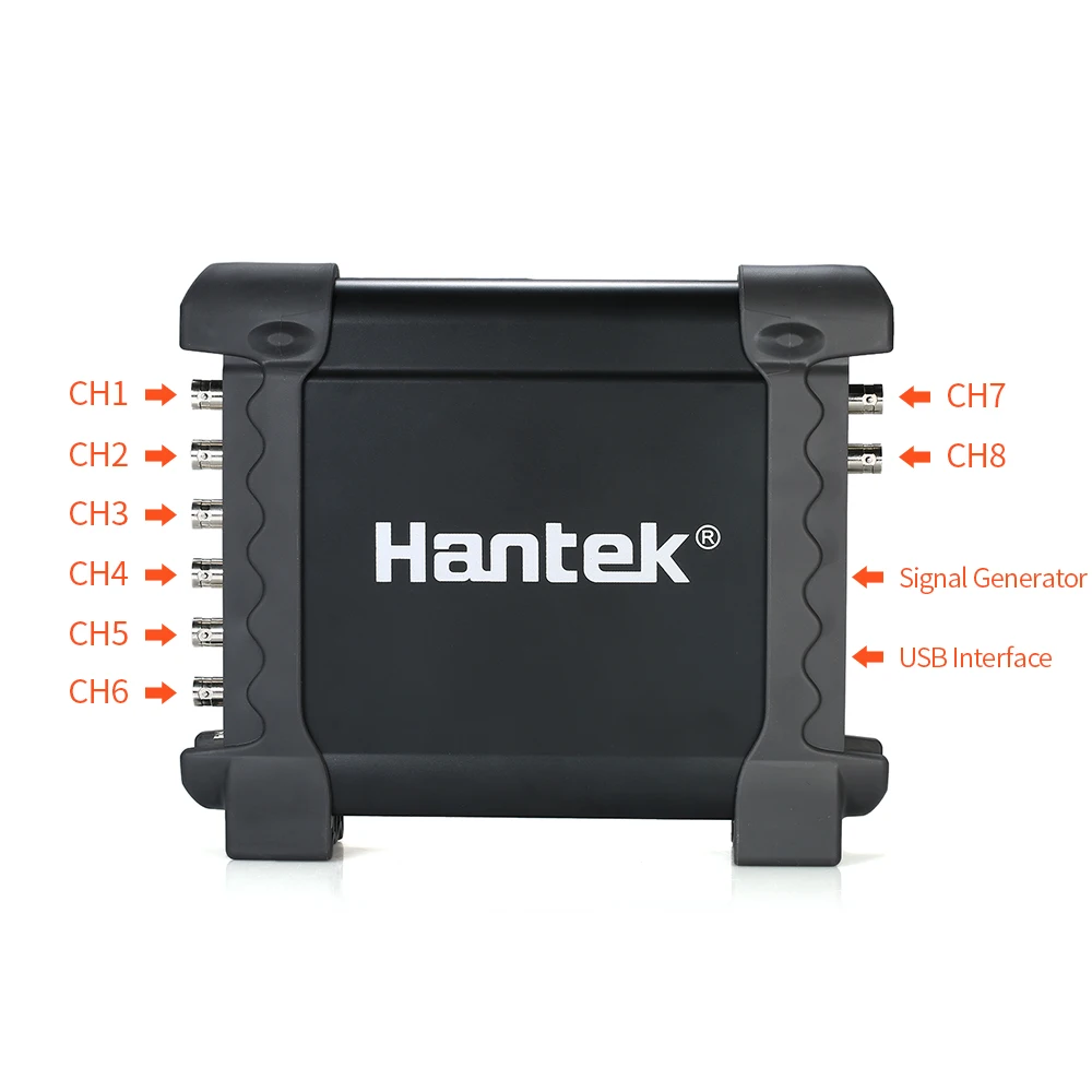 Hantek 1008C/1008A 8 каналы Программируемый генератор автомобильный осциллограф цифровой Multime PC хранения Osciloscopio USB 100 кГц