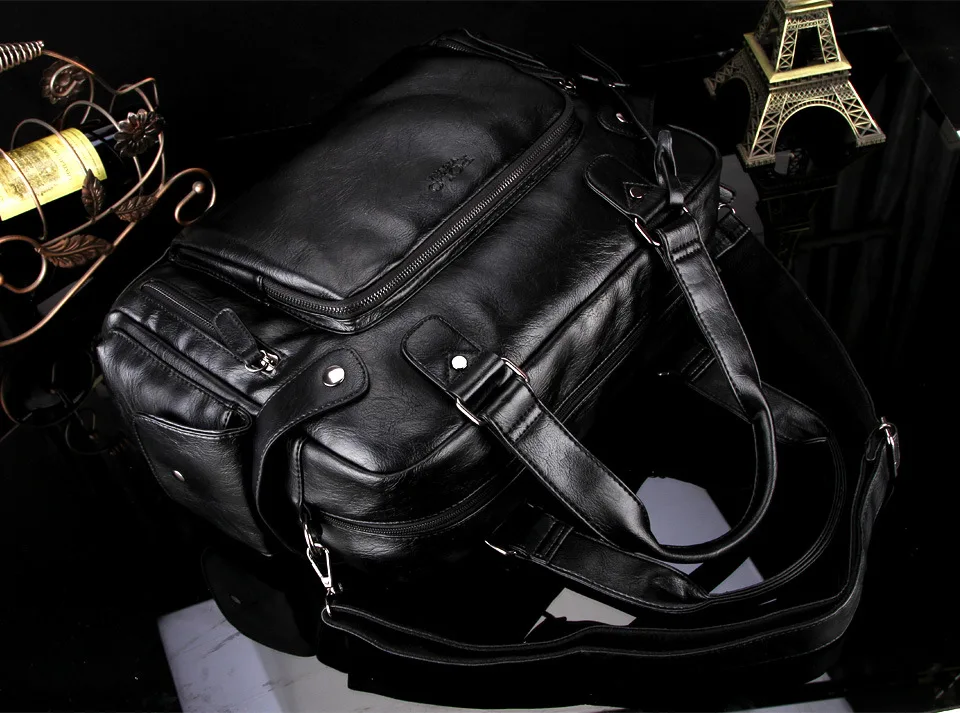 2019 Новое поступление кожаные дорожные сумки роскошные мужские большие емкости переносные мужские сумки на плечо мужские сумки винтажные