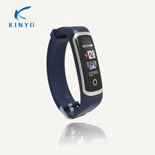 Kinyo умный Браслет кровяное давление Водонепроницаемый Фитнес-трекер монитор сердечного ритма цветной экран smartband для Android IOS