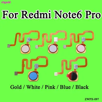 

cltgxdd Fingerprint Sensor Flex Cable Connector For Xiaomi Note 6 Pro Note6 Pro Finger ID Touch Flex Cable Replacement