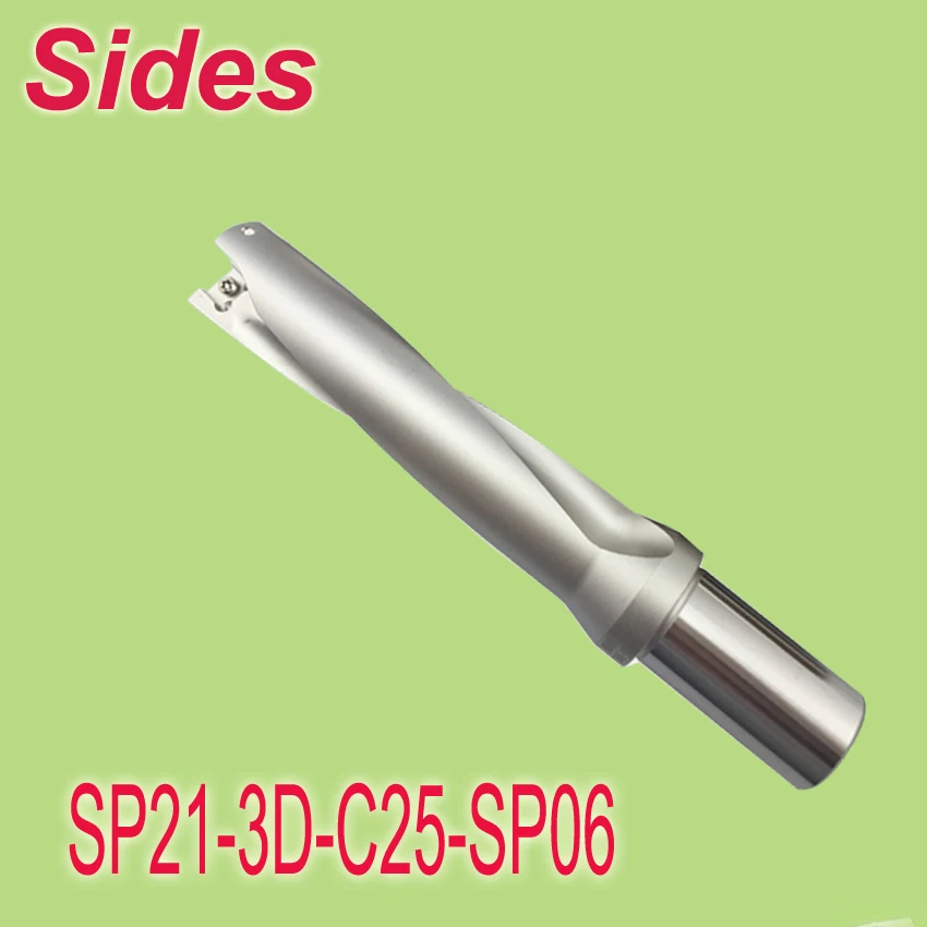 

Free Shiping Rapit drill 21mm 63mm Depth 3X T-Max U Magic Rapid Drill Blind Hole Making Tool For SPMG060204 Drilling Inserts