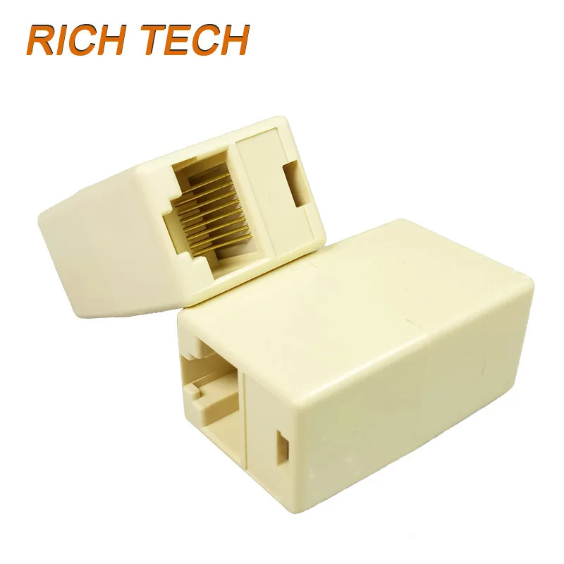 12 шт./лот RJ45 CAT5 соединительным сеть LAN кабель Extender разъем адаптера 8 Pin Женский Dual