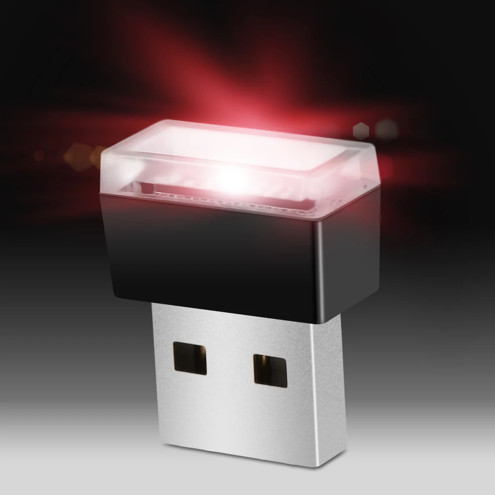

Car USB LED Atmosphere Lights Decorative Lamp for bmw e36 e60 peugeot 307 kia sportage 2017 peugeot 407 audi a4 b8 ford focus 2