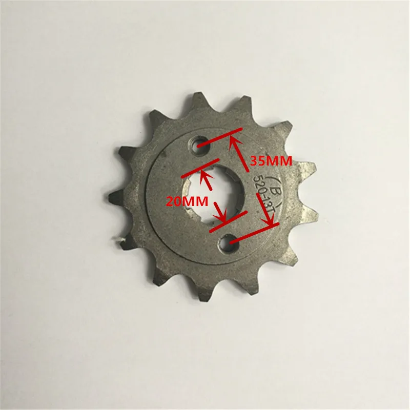 Front Engine Sprocket 520# 13 Teeth 20mm For 520 Chain With Plate Locker Motorcycle Dirt Bike PitBike ATV Quad Parts