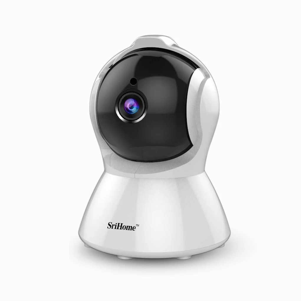 

SriHome SH025 2019 Newest FHD1080P Wireless Indoor IP Camera True HD Smart Motion Tracking Night Vision Wireless Security Camera