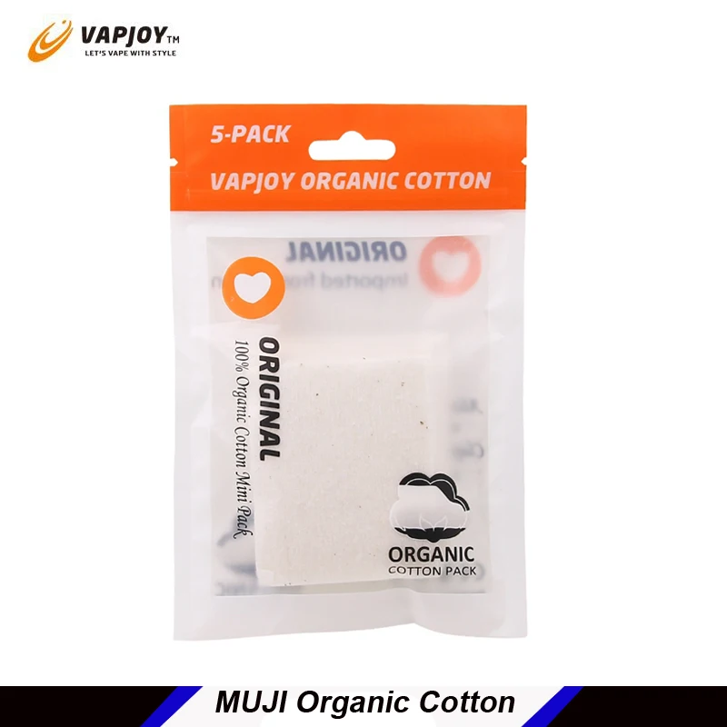 VAPJOY 5pc MUJI Organic Cotton (8)