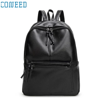 

Charming Nice CONEED Best Gift CONEED Fashion Women Lether Trvel Stchel Shoulder Backpacks School Rucksck bags drop ship Y35