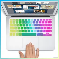 Super Cool Радуга силиконовые наклейки на клавиатуру Protector кожи чехол для MacBook Air Pro Retina 11 дюймов 13 дюймов 15 дюймов