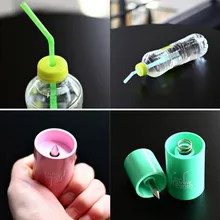 Bottle Opener Tools Drink Punch Mini Water Drill Bottle Opener Bottle Cover Hole Punch Opener For Straw For Party Random Color Bottle Opener Tools Drink Punch Mini Water Drill Bottle Opener Bottle Cover Hole Punch Opener For Straw For Party Random Color