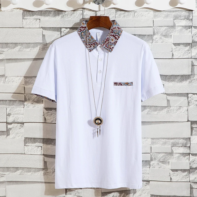 

Mens polo shirts short sleeve dady's casual top summer spring middle age man fashion Classic clothes M-3XL