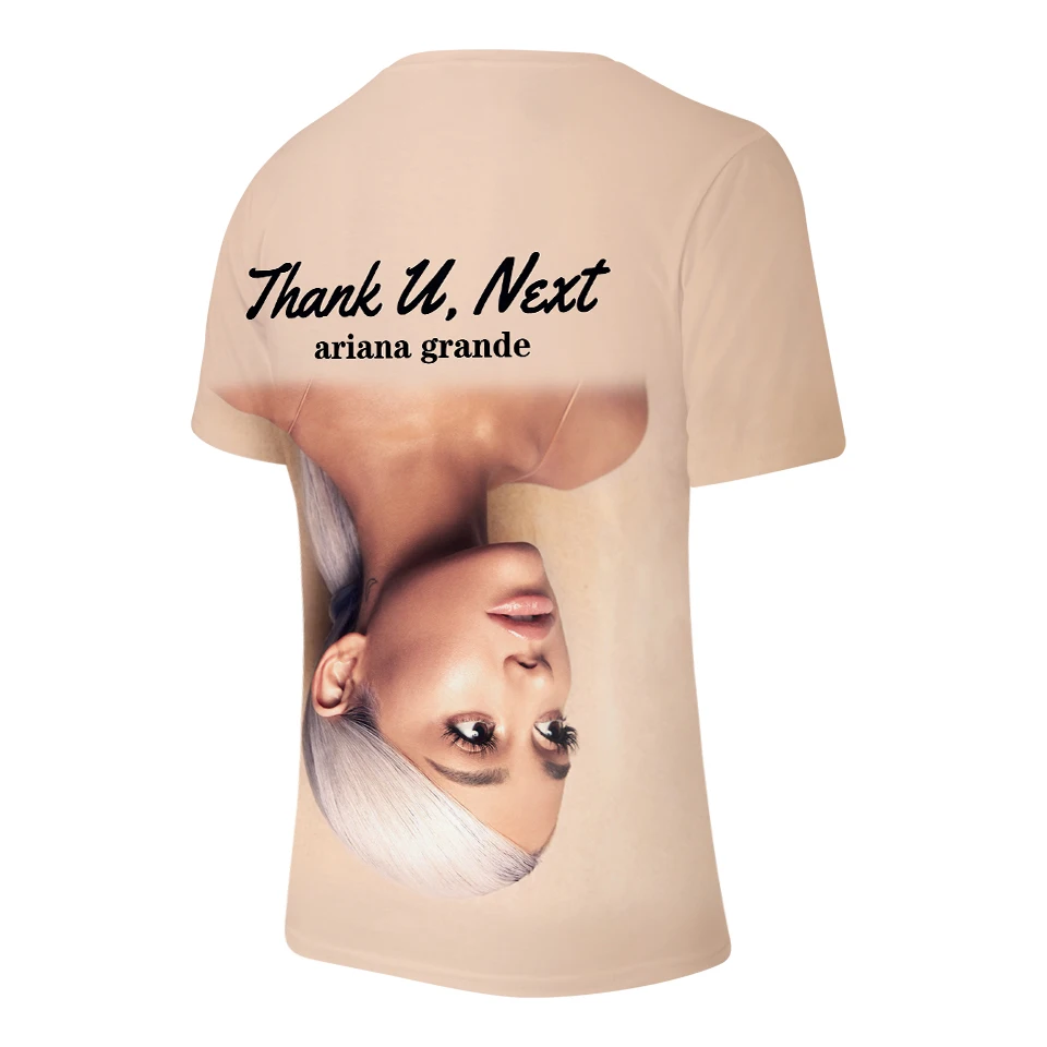 Ariana Grande 3d футболка женская летняя повседневная футболка Harajuku хит-хоп футболки Плюс Размер короткий рукав одежда