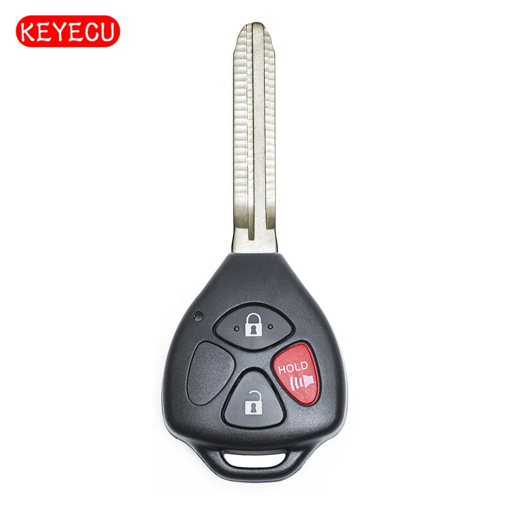 Запасная деталь Keyecu с 3 кнопками 4D67 мозаика 41tg для Scion 2005-2010 TC Toyota 2007-2013 Yaris |