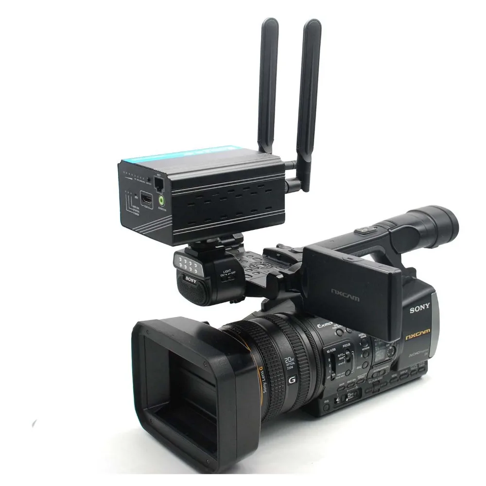 HD HDMI Live потоковое устройство H.265 кодировщик аппаратное обеспечение для потоковой передачи видео более 4 г кодировщик цифровой камеры Горячий башмак крепление FOXWEY