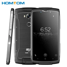 Original HOMTOM ZOJI Z7 IP68 Waterproof Cell Phone 5.0 inch 2GB RAM 16GB ROM MTK6737 Quad Core Android 6.0 8MP Camera Smartphone
