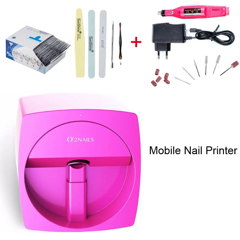 

O2NAILS Automatic Nail Painting Machine Multifunction Portable Mobile Wifi Wireless Easy All-Intelligent 3D Nail Printers