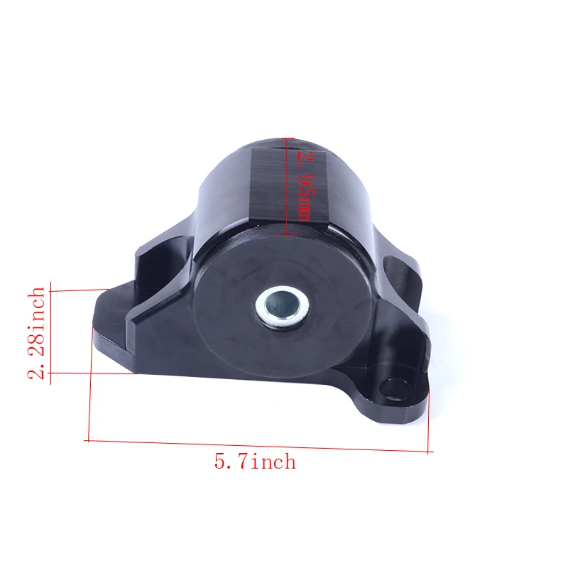 Черный алюминиевых заготовок замены двигателя крепления комплект для CIVIC EH DC D15 D16