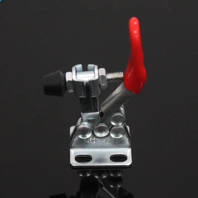 

1pc Anti-Slip U Shape Toggle Clamp GH-201A 201-A Holding Capacity Push Pull Toggle Clamp Horizontal Type for Hand Tool