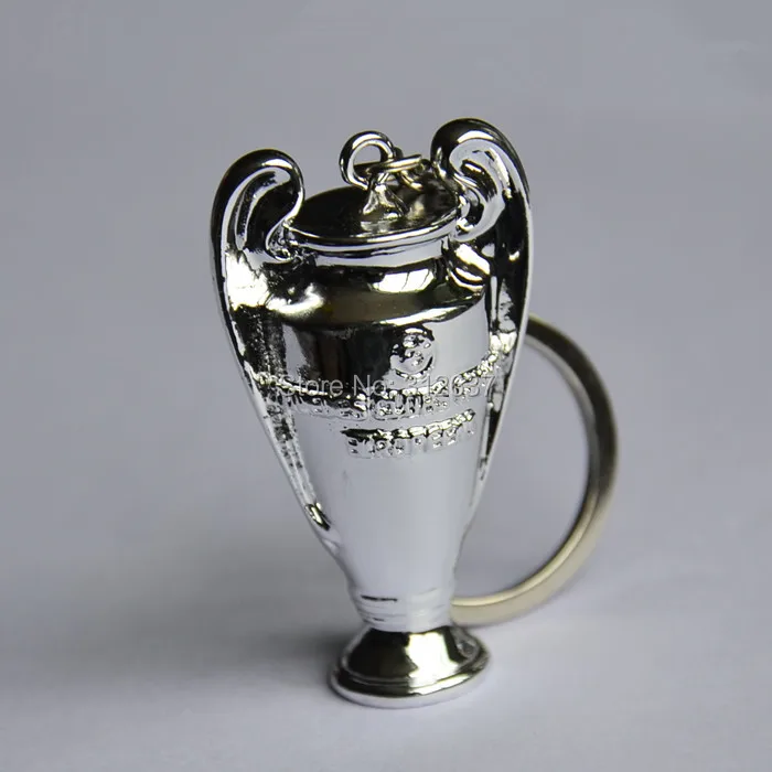 Wholesale high quality Resin uefa champions league trophy keychain