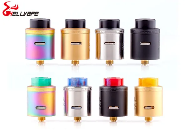 

Clearance Hellvape Aequitas 24 BF RDA e Cigarette atomizer fit for squeeze BF mod Gold-plated post-less raised style deck