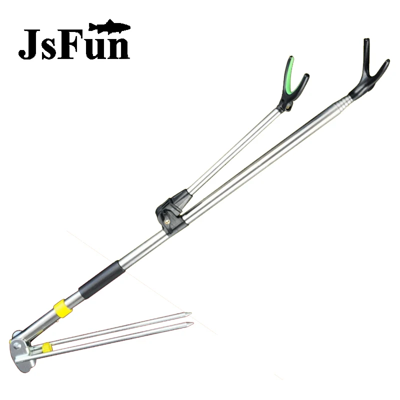 

1.5M 1.7M 2.1M 2.4M Fish Rod Stand Bracket Angle Adjustable Fishing Rods Holder Telescoping Fishing Tool Hand Rod Holder FO256