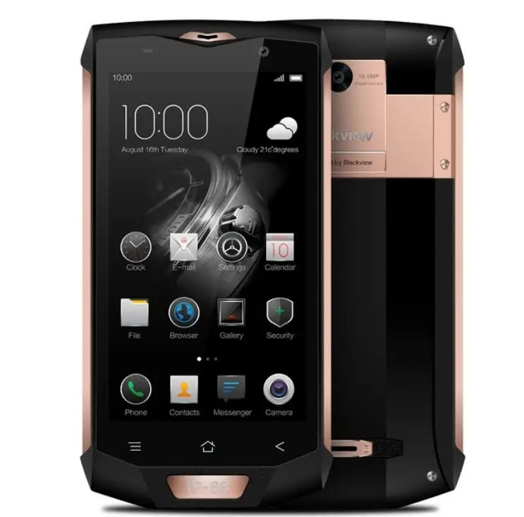 BLACKVIEW BV8000 PRO 5 0 "FHD Gorilla 4180 mAh 9 V/2A Quick Charge NFC MTK6757 Восьмиядерный 16MP 6 ГБ + 64 GB IP68