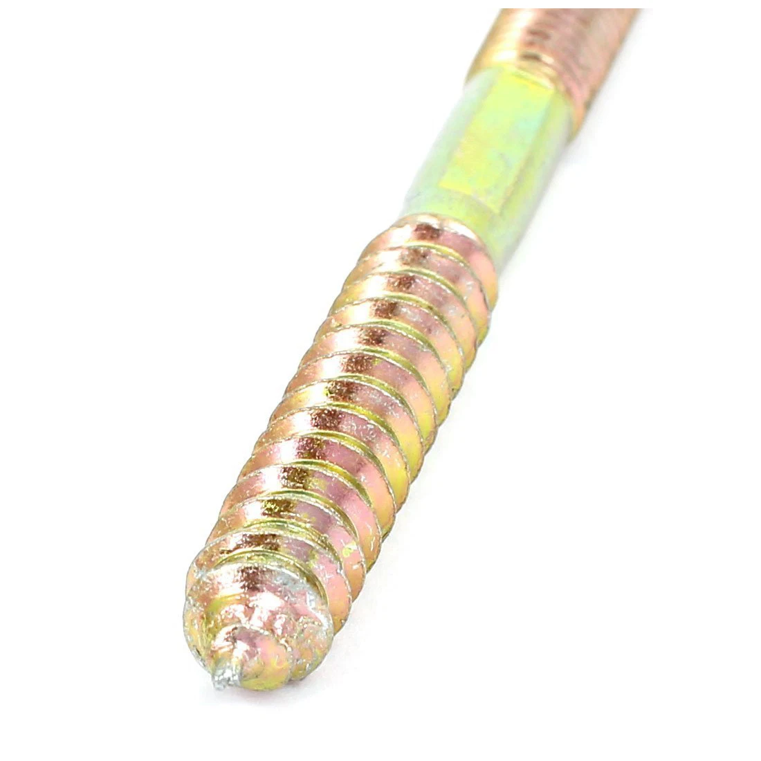 

HHTL-M8 x 100mm Double End Threaded Machine Self Tapping Screw Stud 10Pcs