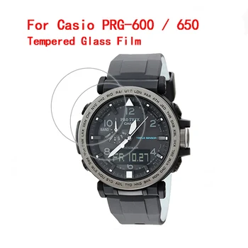 

Tempered Glass Screen Protector For Casio PRG-600 / 650 Film Anti-Scratch Smart Watch Protective 0.3mm 2.5D 9H Clear