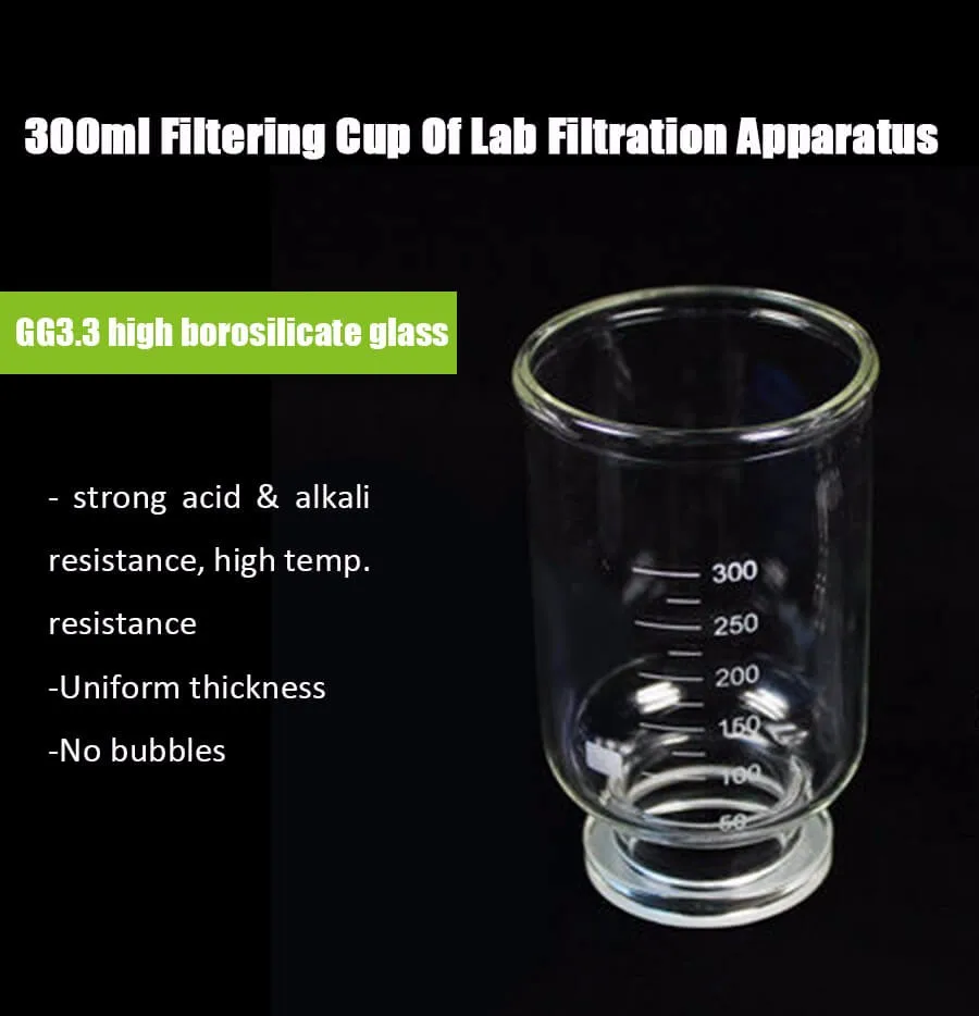 300ml filter cup of vacuum filtration apparatus (1)
